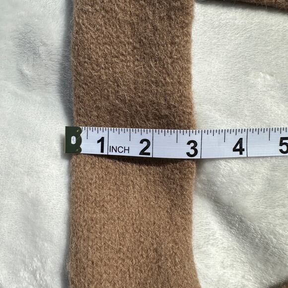 Lauren Manoogian Baby Bindle Bag Putty Cork Camel Highland Wool Alpaca Knit NWT - Picture 14 of 16